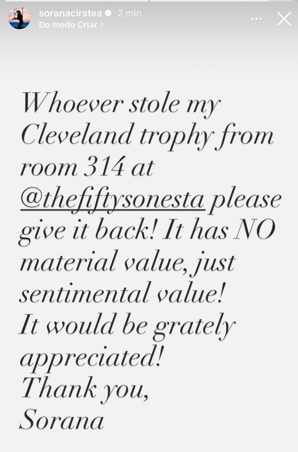 这是她个人, 位的科斯蒂, 巡回赛生涯 这是她个人, 位的科斯蒂, 巡回赛生涯