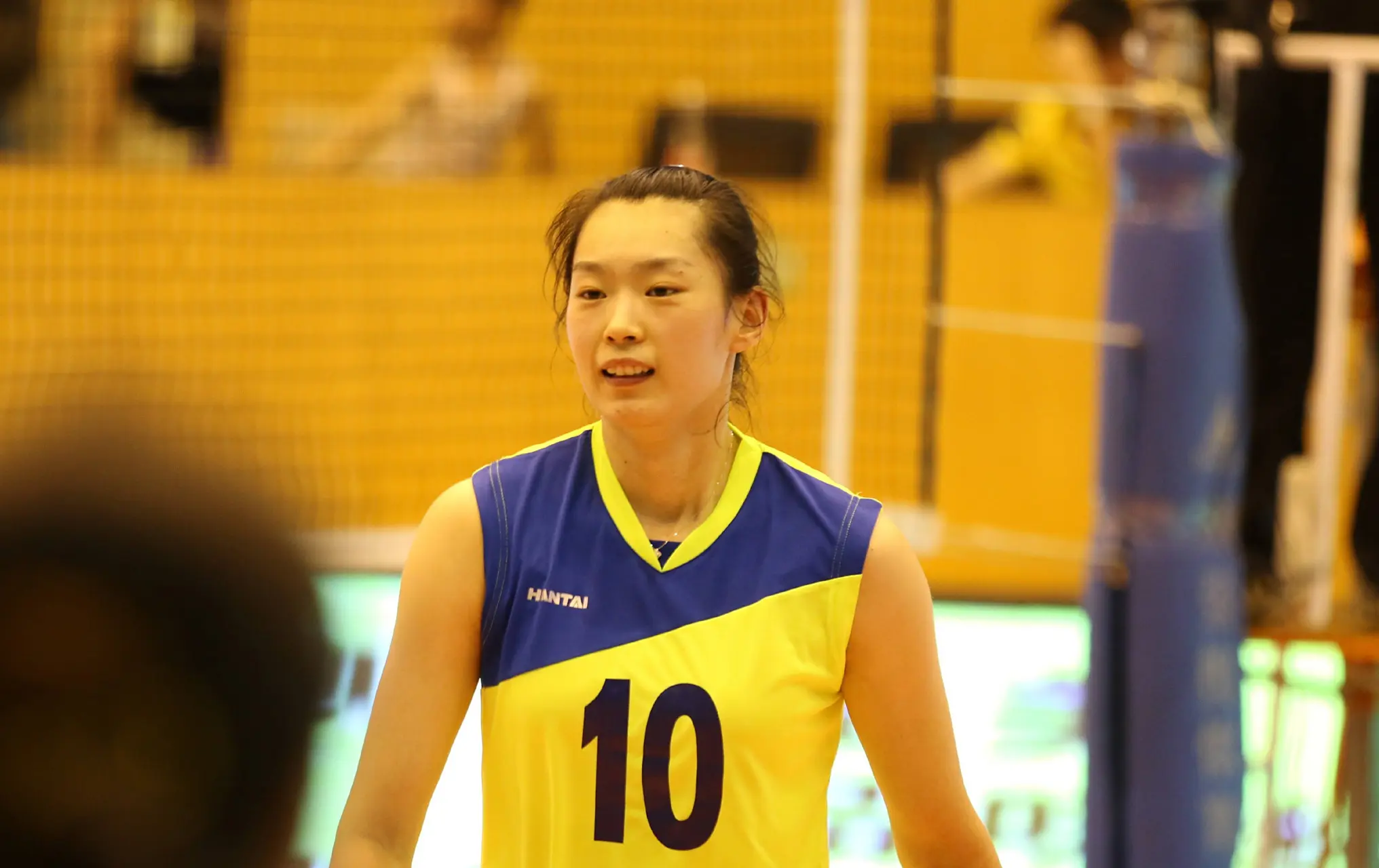 添彩, 的工作, 中国女排拿